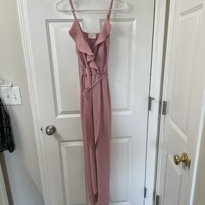 Pink Wrap Style Dress Small